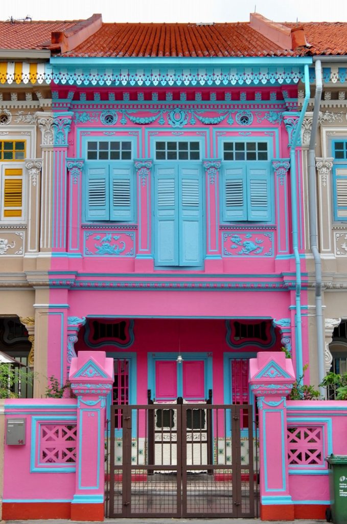 Colour and detail on a Joo Chiat shophouse.